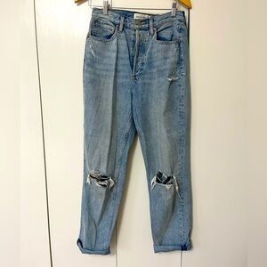 Demoing Forum BF high rise loose jeans